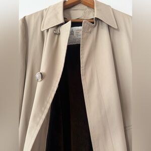 London Fog Beige Trench Coat